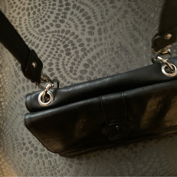 Mark Black “In Reverse Purse” Snap Front Closure, Several Compartments,New - Picture 11 of 16